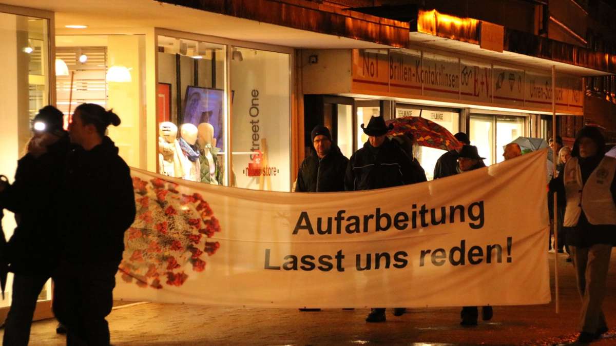Schopfheim: Demo durch die Innenstadt