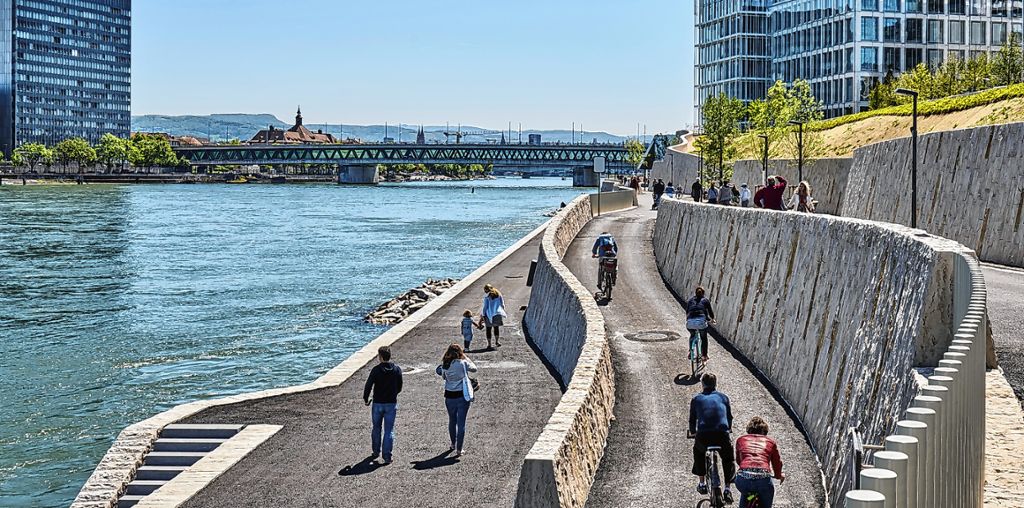 Der Rheinuferweg zwischen Basel und Hüningen wurde im Rahmen der IBA Basel 2020 bereits realisiert.   Foto: zVg