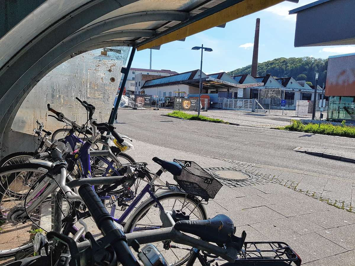 Der Anteil des Radverkehrs soll in Lörrach verdopptel werden. Auch am Brombacher Bahn-Halt wird etwas getan. Foto: Fraune