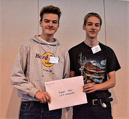 Die Gewinner des BioValley College Award, Robert Graf (l.)  und Leif Holzkamm  Foto: zVg Foto: Die Oberbadische