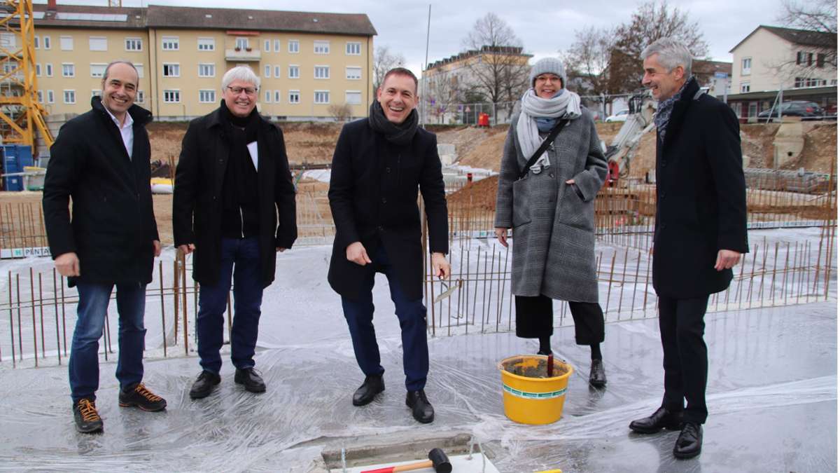 Lörrach: Grundstein für  bezahlbaren Wohnraum in der Nordstadt gelegt