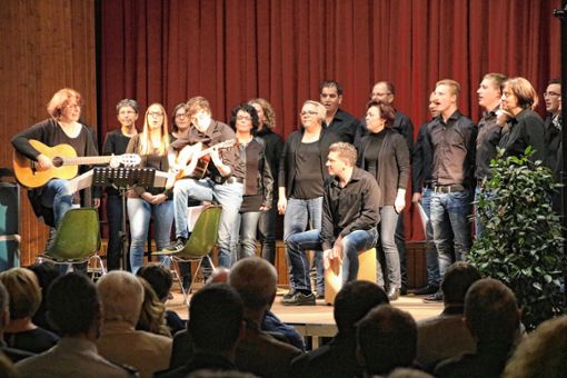 Der Gesangverein Egringen umrahmte den Neujahrsempfang musikalisch. Foto: Ingmar Lorenz