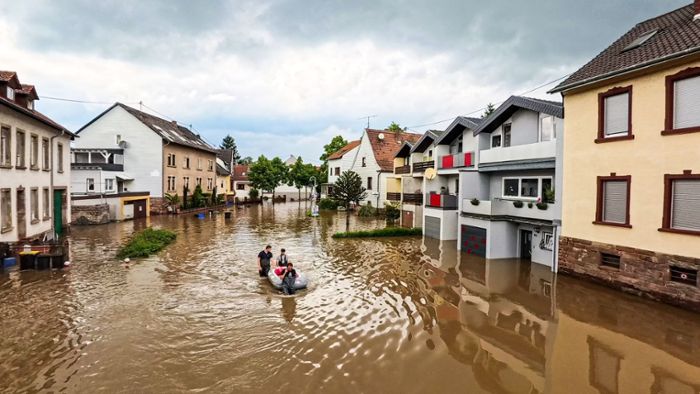 Unwetter: Hochwasserlage entspannt sich