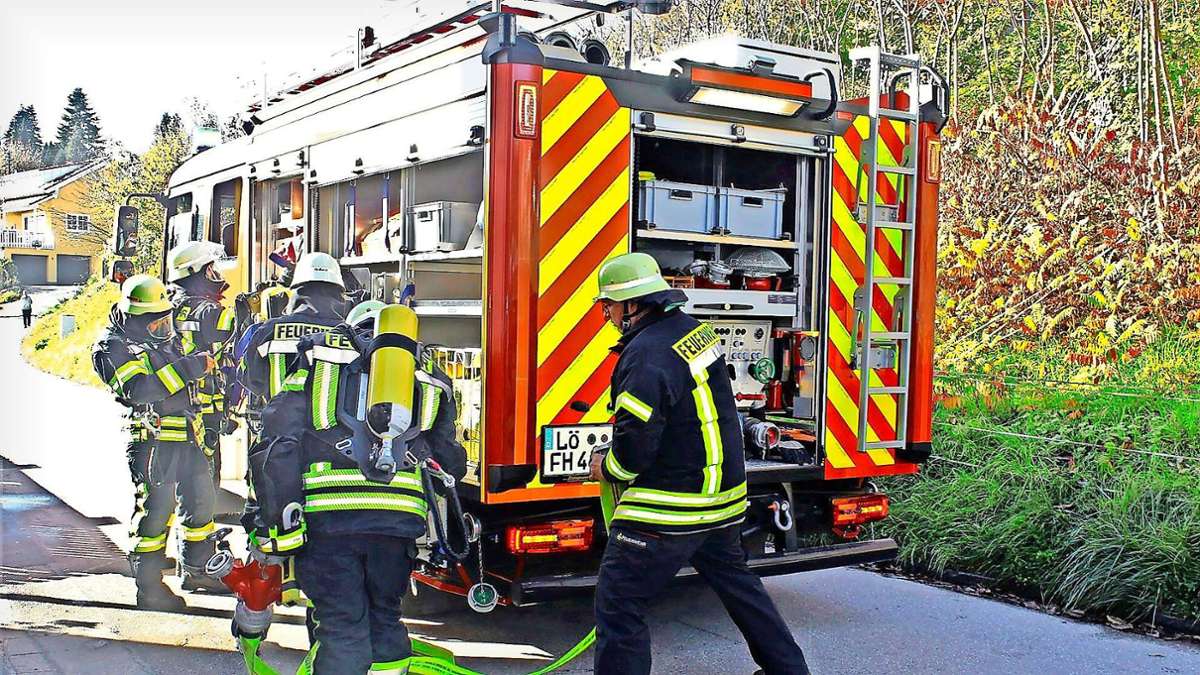 Steinen-Schlächtenhaus: Unwetterschäden halten die Feuerwehr auf Trab