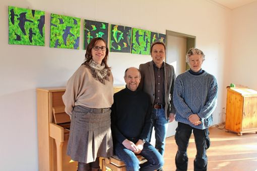 Das Foto zeigt (v.l.): Iris Teulière, Axel Rulf, Bernd Schandera und Sebastian Kaltenbach. Foto: Denis Bozbag
