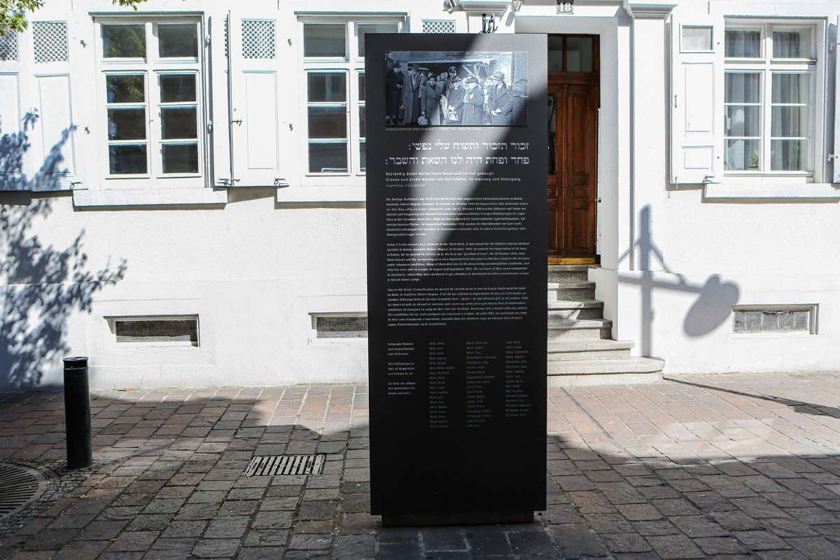Lörrach: Virtuelle Gedenkfeier zur Pogromnacht