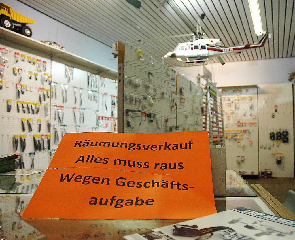 Weil am Rhein: Modellbau Klein schließt Geschäft