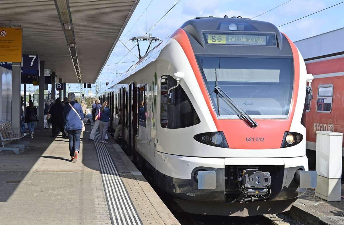 Kreis Lörrach: Tempo machen beim S-Bahn-Halt