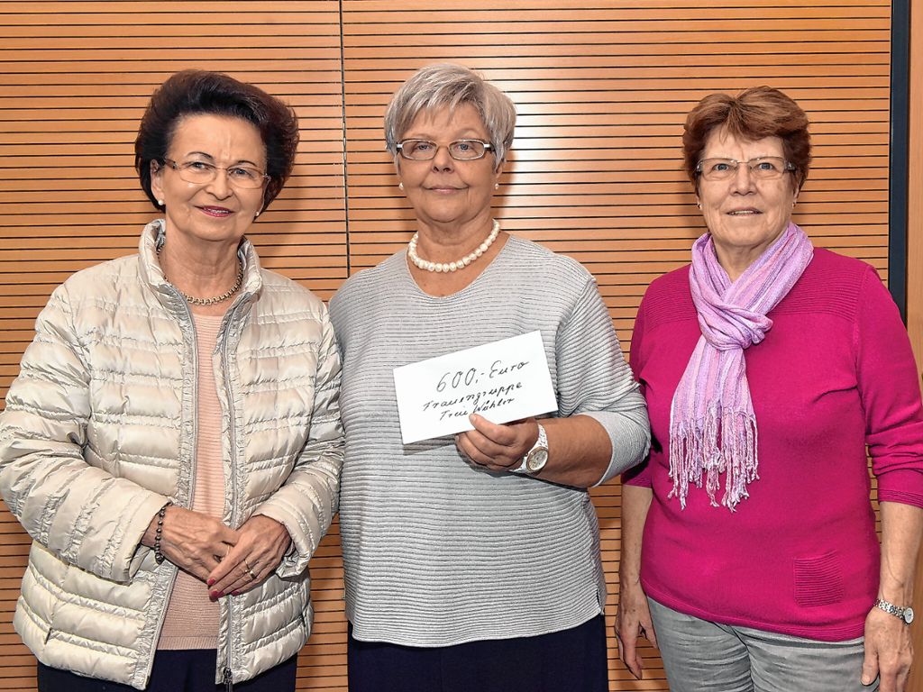 Kreis Lörrach: Freie-Wähler-Frauengruppe Lörrach spendet 600 Euro