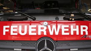 Brand an Autobahnraststätte in Bad Bellingen: Zugmaschine brennt aus