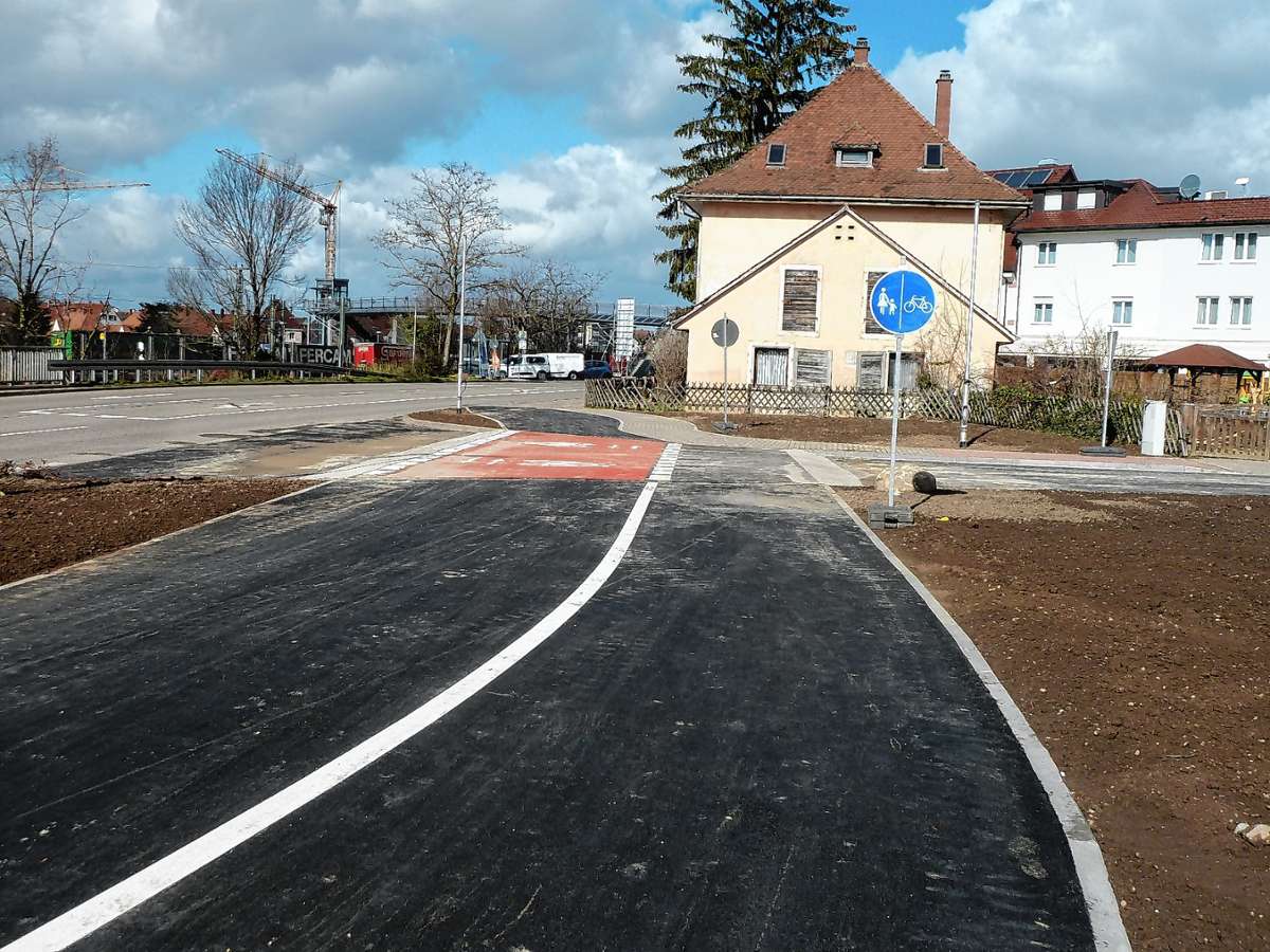 Weil am Rhein: Radweg-Begradigung ist fertig