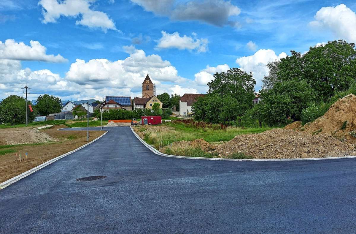 Efringen-Kirchen: Die Erschließung des Neubaugebiets Egringen kommt voran