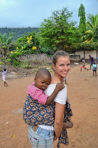 Lara Koska leistete 10 Wochen Sozialdienst in Ghana    . Foto: zVg Foto: Die Oberbadische