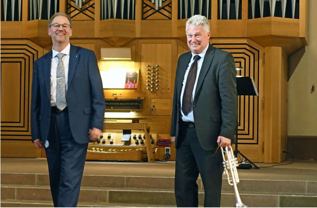 Trompete und Orgel: Strahlender Glanz im Kirchenschiff
