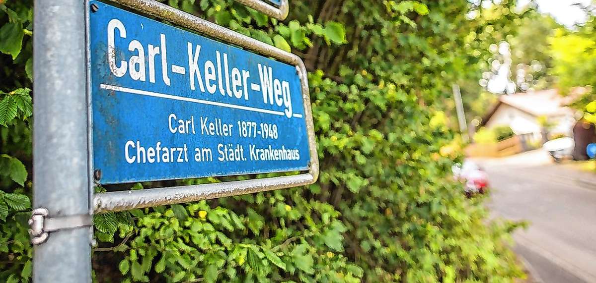 Über den künftigen Namen des Carl-Keller-Wegs muss noch diskutiert werden. Foto: Kristoff Meller