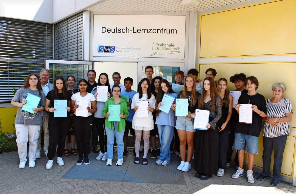 Weil am Rhein: 19 Schüler erhalten Zertifikate