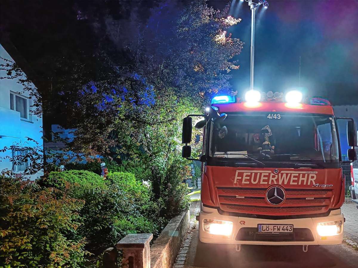 Ein Wohnungsbrand in Haltingen rief die Feuerwehr auf den Plan.