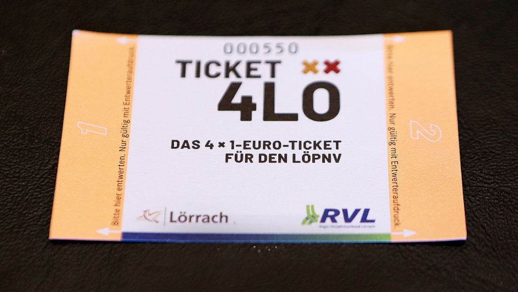 Lörrach: Verkaufsverbot für Ein-Euro-Ticket