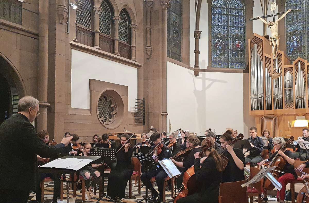 Garant für hochstehenden Musikgenuss: Das Schul-Orchester des THG. Foto: Anja Bertsch
