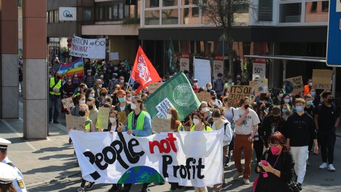 Klimastreik : Fridays for Future-Kundgebung in Lörrach