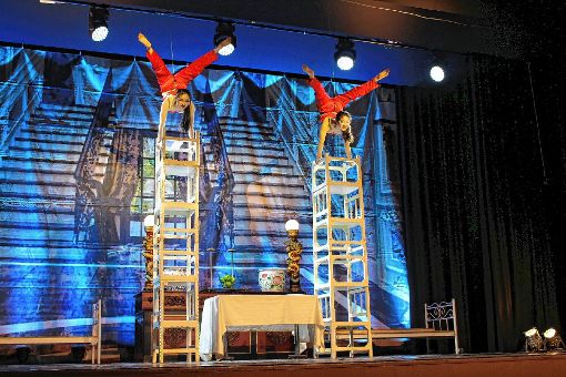 Eine faszinierende Show voller Akrobatik und Körperbeherrschung bot der Chinesische Nationalzirkus in der Stadthalle.  
Fotos: Anja Bertsch Foto: Markgräfler Tagblatt