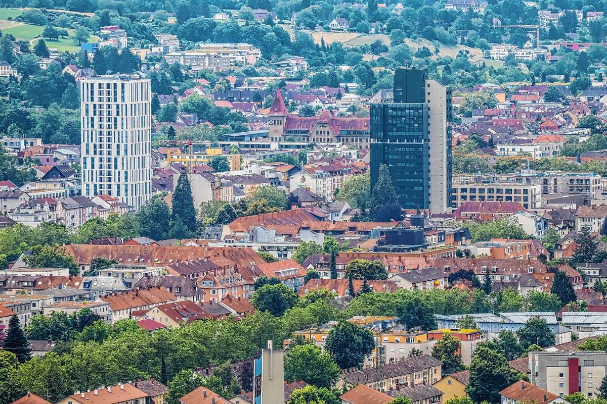 Stadtansicht Lörrach Panorama
