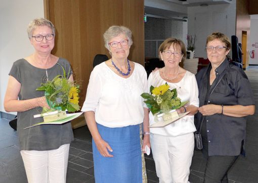Christa Schmidt (v.l.), Traute Schansker, Renate Ginz und Gabriele Staufenbiel. Foto: Willi Vogl