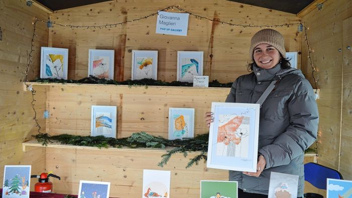 Lörrach: Kunst auf dem Weihnachtsmarkt