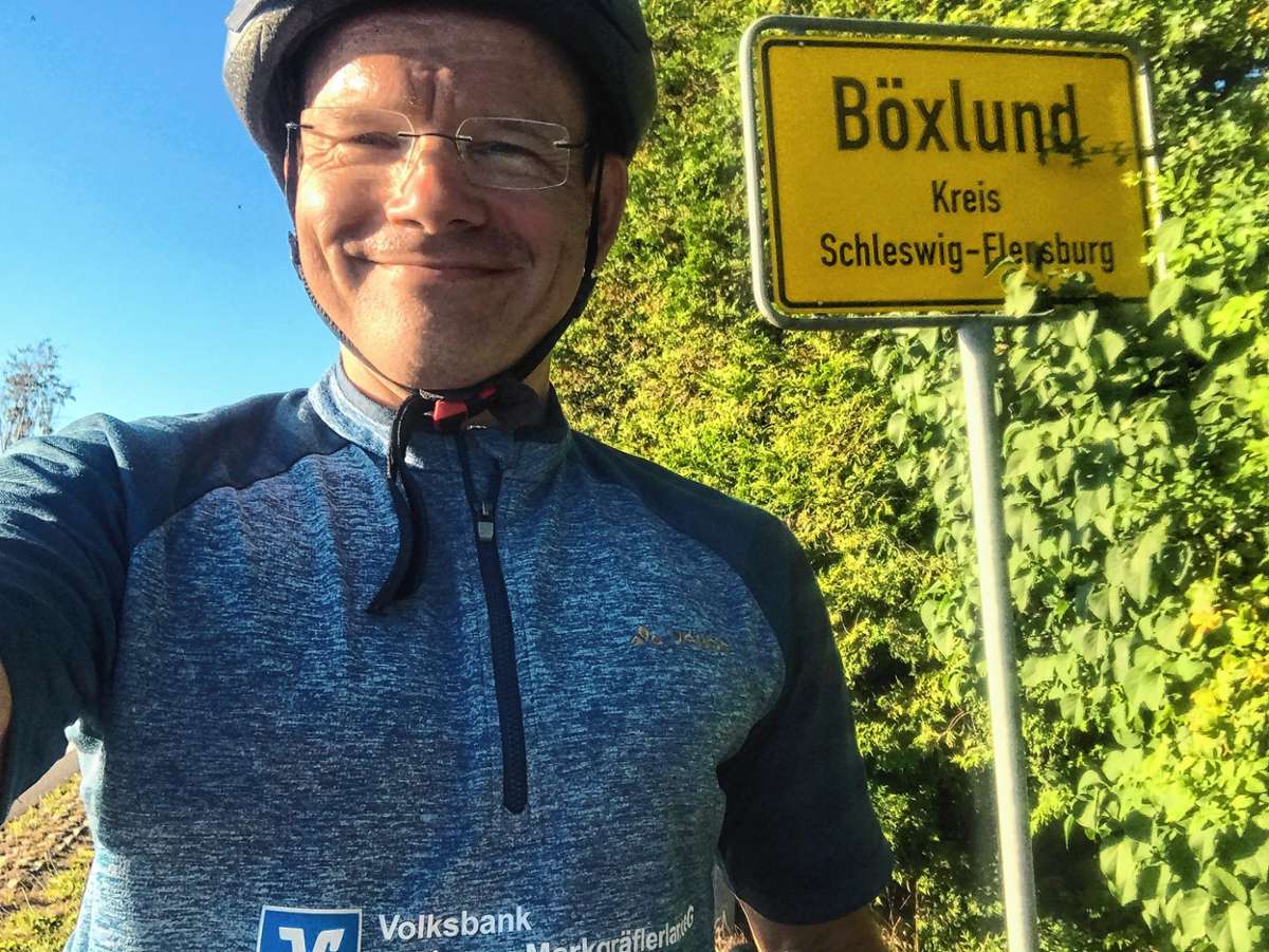Bad Bellingen: Von Bamlach nach Böxlund auf dem Rad