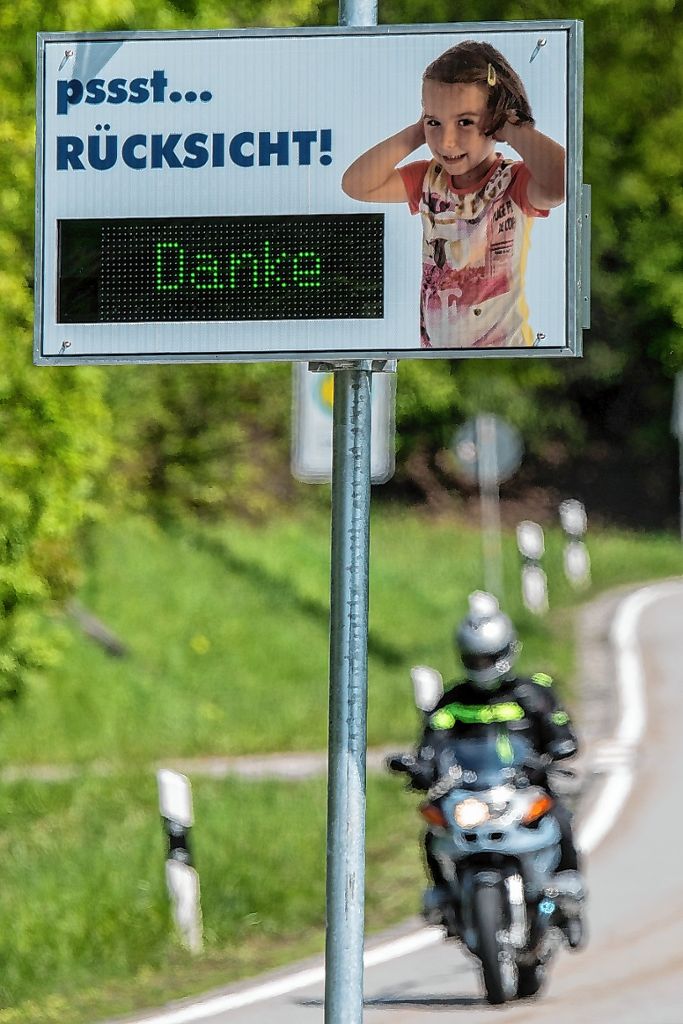 Schopfheim: Motorradfahrer: Lärm-Display für Gersbach