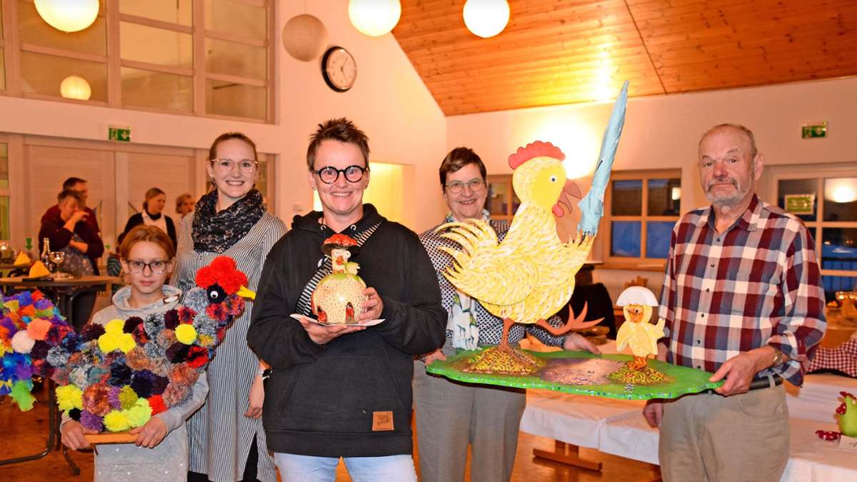 Hühner-Challenge in Adelsberg: Besucher wählen ihr Lieblingshuhn