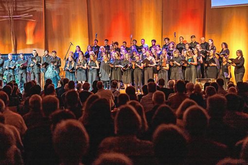 Der tsc-Chor beim Konzert auf St. Chrischona Foto: Knut Burmeister