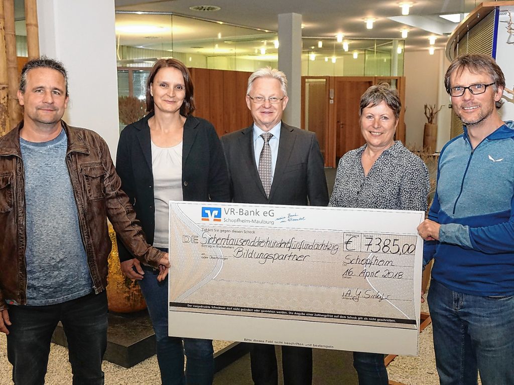 Schopfheim: Geldsegen für schulische Projekte