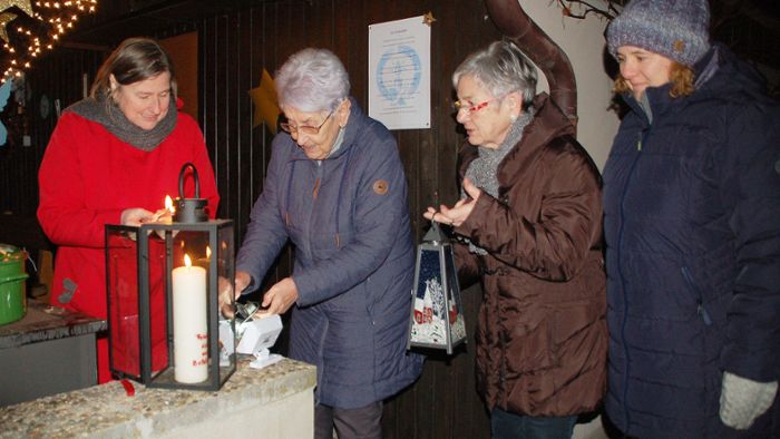Rheinfelden: Friedenslicht aus Bethlehem brennt
