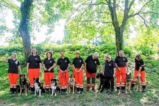 Die BRH-Rettungshundestaffel Oberrhein hatte zur Herbstprüfung eingeladen.   Foto: zVg Foto: Weiler Zeitung