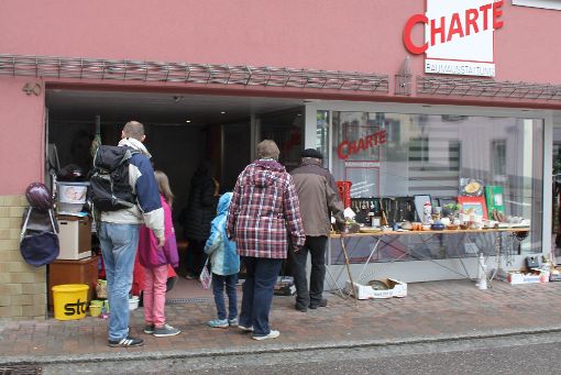 Impressionen vom Bürgerflohmarkt in Kandern Foto: ag