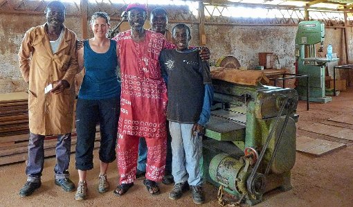 Die Schreinerin Isabella Anders hat in Kamerun eine andere Welt erlebt.  
Foto: Ursula König Foto: Die Oberbadische