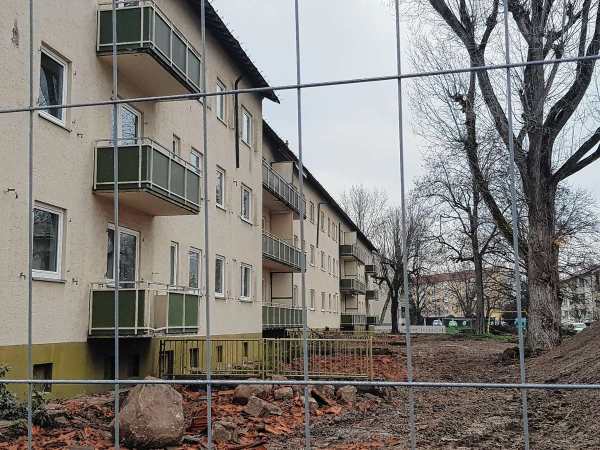 Nach dem Abriss der alten Blöcke: 230 Wohnungen entstehen derzeit in der Nordstadt. Foto: Marco Fraune