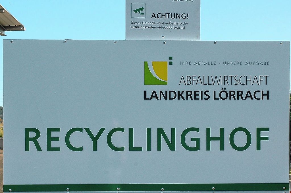 Rheinfelden: Recyclinghöfe öffnen wieder ihre Tore