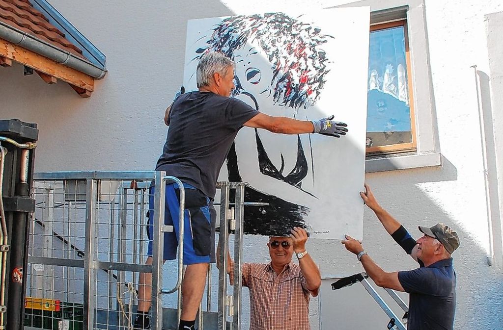 Weil am Rhein: Den Künstlern über die Schulter schauen
