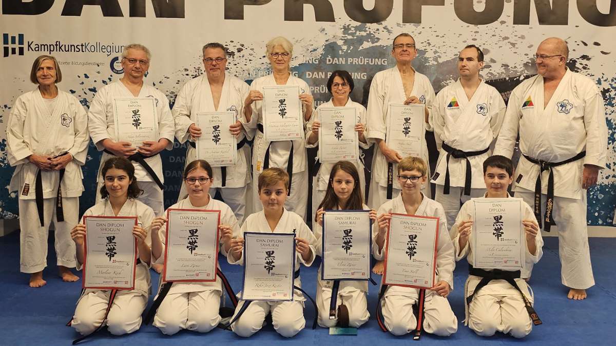 Karate in Steinen: Neue Meister im Budocenter