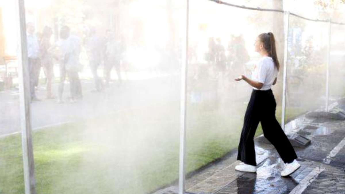Lörrach: Neue Nebelduschen werden getestet