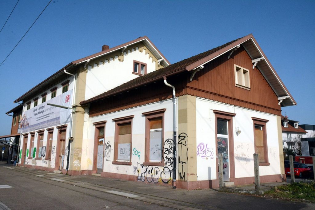 Weil am Rhein: Geschichte des Gebäudes am Bahnhof endet