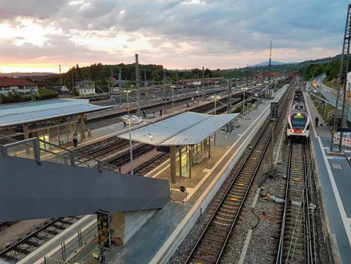 So könnte es aussehen, wenn in Zukunft die Kandertal-S-Bahn in  Weil am Rhein einfährt. Idealerweise würde der Zug aus Kandern sogar noch weiter fahren – bis nach Basel oder Lörrach.   Foto: Marco Fraune