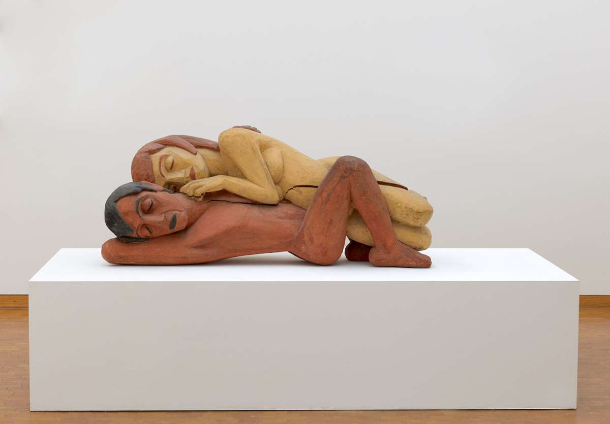 Hermann Scherers Skulptur „Die Schlafenden“ ist im Jahr 1924 entstanden und im Kunstmuseum Basel zu sehen. Foto: Rheinisches Bildarchiv Köln/Sabrina Walz