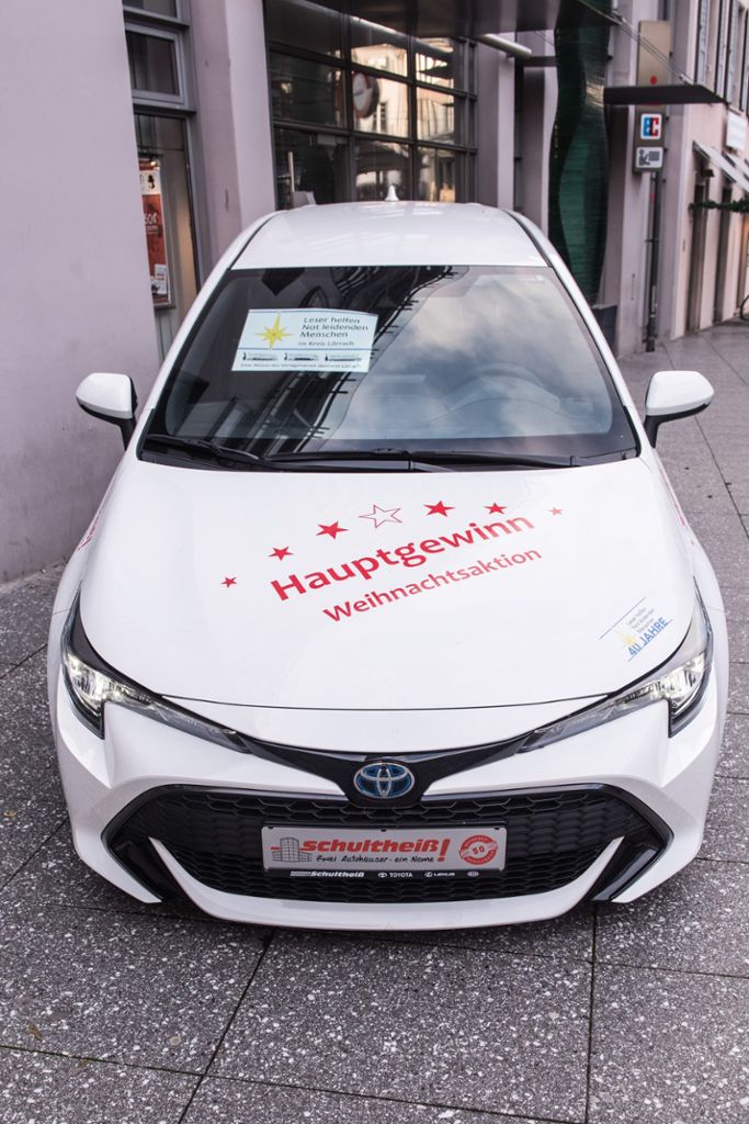 Kreis Lörrach: Hauptpreis: Toyota Corolla Hybrid für 30 000 Euro