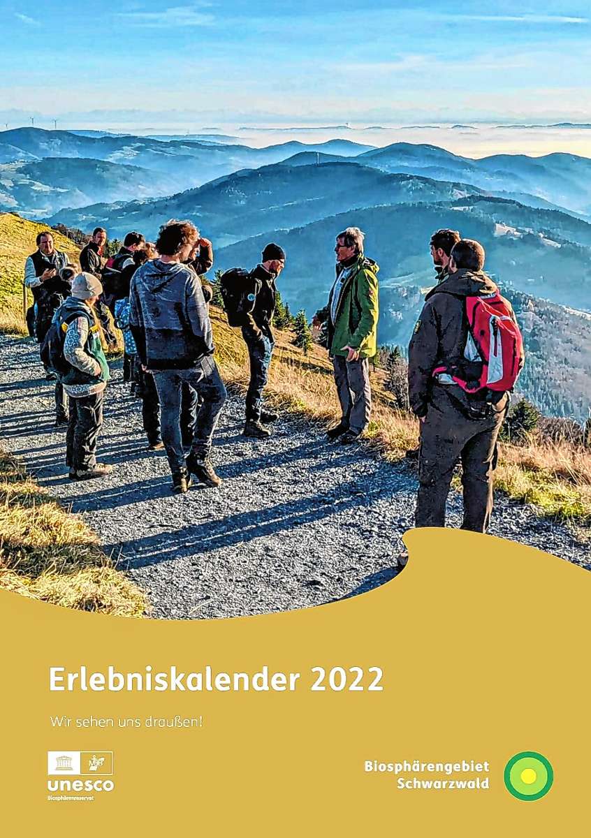 Der neue Erlebniskalender bietet mehr als 170 Veranstaltungstipps.     Foto: Bernadette Ulsamer/Biosphärengebiet Schwarzwald