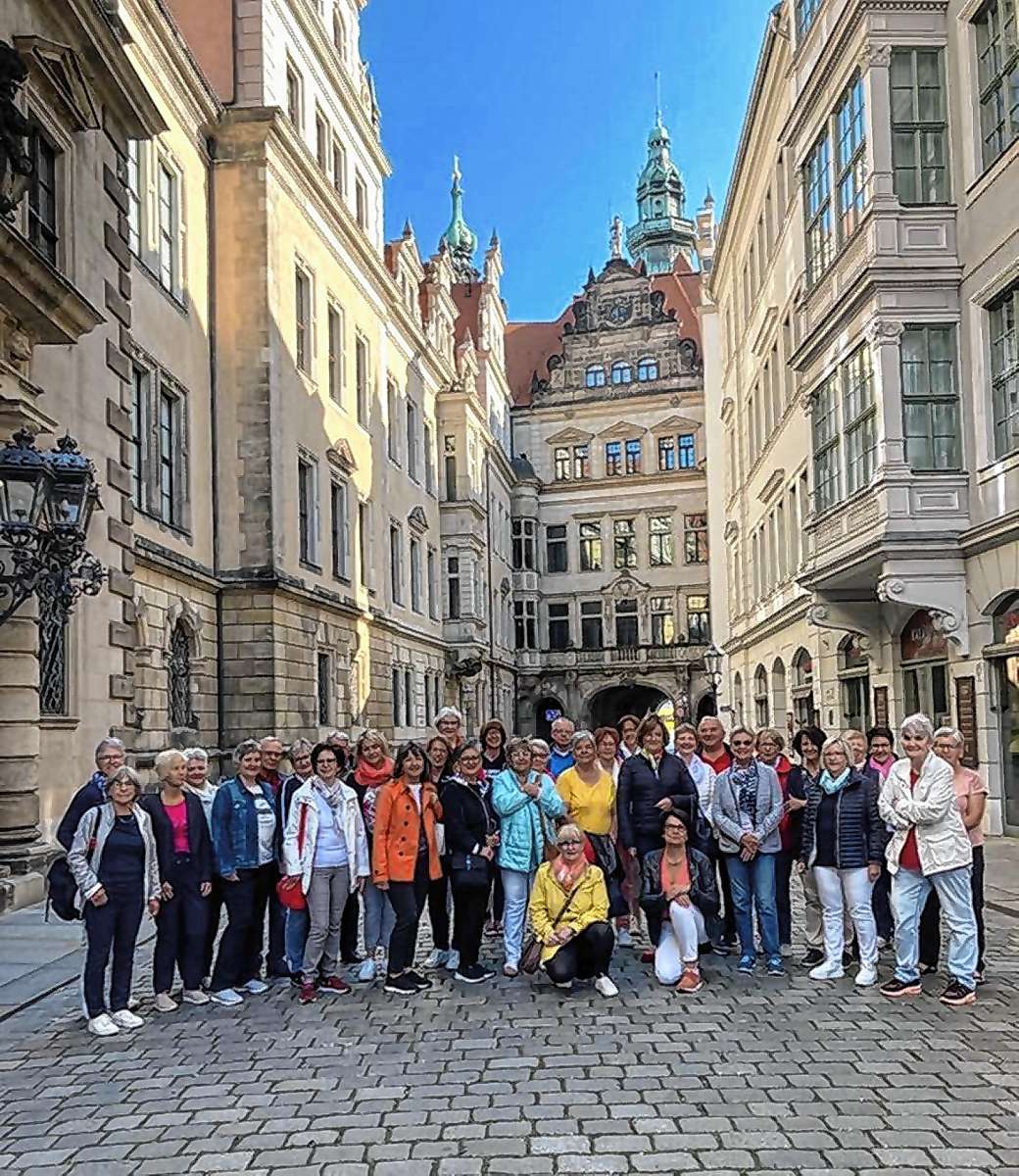 Der Frauenverein Wittlingen organisierte einen Ausflug nach Dresden. Foto: zVg